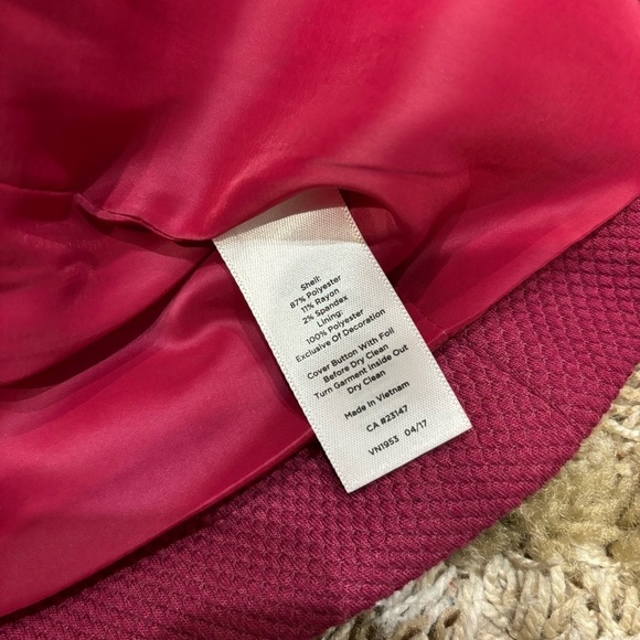 Talbots Blazer Jacket 12 Zip Front Lined - Picture 9 of 9